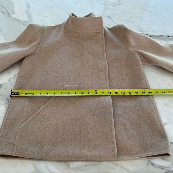 AKRIS CAMEL TAN CASHMERE JACKET SIZE FR 36 / IT 40 / US 4 NWOTS! - Picture 11 of 16